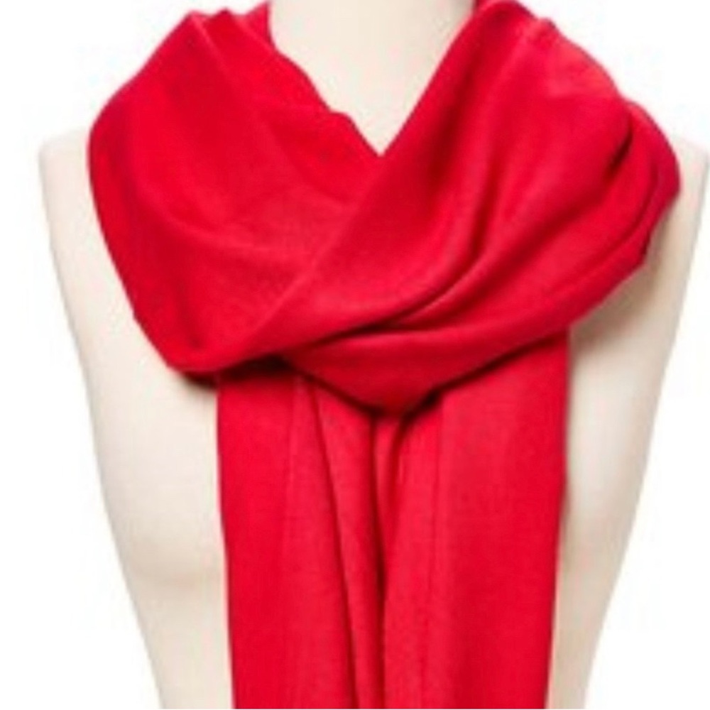 Pashmina Solid Scarf Stole Girls Scarves for Women - Picture 2 of 2